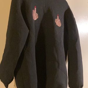 It reads” Property of No one… Sweatshirt Dress